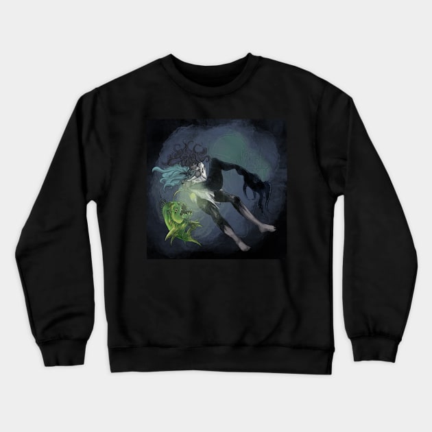 Fall of Atlantis Crewneck Sweatshirt by livraz